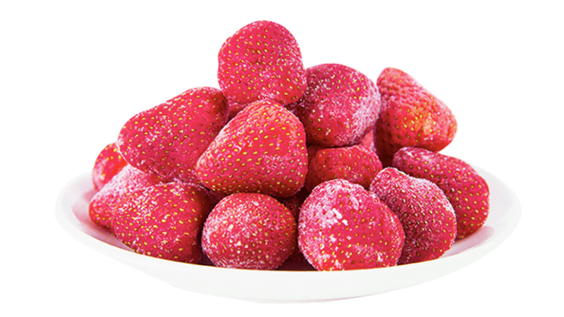 fresas liofilizadas